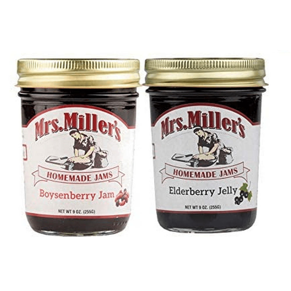 Mrs. Miller's Homemade Boysenberry Jam and Elderberry Jelly Variety 2