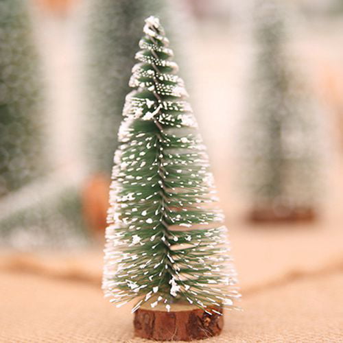 Mini Christmas Tree Ornaments Xmas Gift Party Small Desk Table Decor Home  LC 