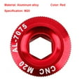 thumbnail image 3 of keepw 2 Pieces Mountain Bike Crank Screw Portable Anti-rust Removable M20 Component Replacement for Deore Red 1Set, 3 of 6