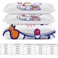 thumbnail image 2 of HAHDAXIA Cat Food Bedding Solid Comforter Set for All Seasons,3 Pieces(1 Comforter+2 Pillowcases),Soft Microfiber Bedding Set Queen(90"x90"), 2 of 7