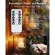 thumbnail image 4 of Velas de té LED Homemory, 12 unidades con temporizador remoto, 4 of 8