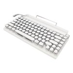 Clavier mécanique, support 3 Dispositifs FN Maître 5.0 Clavier mécanique pour machine à écrire 83 Clés pour Cellphone White