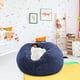 thumbnail image 4 of 1 funda para silla grande circular suave y esponjosa, cómoda funda de terciopelo para sofá, para sala de estar, dormitorio, oficina, decoración del hogar, SOLO funda, SIN RELLENO, 180 cm x 90 cm., 4 of 5