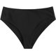 thumbnail image 1 of Parte inferior de bikini de corte alto y cintura media para mujer Sólido Negro CH Sólido Negro CH Xishao ropa, 1 of 2