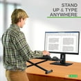 thumbnail image 2 of Adjustable Keyboard Stand for Desk – Height Adjustable Keyboard Riser with Negative Tilt for Ergonomic Typing Comfort, Wrist-Friendly Keyboard and Mouse Platform, 2 of 9