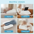 thumbnail image 6 of Continental Sleep - Leg Pillow , Foam Wedge- Improves Blood Circulation, Relieves, 21" x 23" x 7", White, 6 of 6