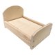 thumbnail image 3 of Cama de casa de muñecas 1/12 Muebles en miniatura Elegante y elegante Cama en miniatura para manualidades DIY Madera, 3 of 9