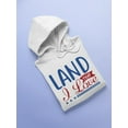 thumbnail image 3 of Land That Love Hoodie Women -Image by Shutterstock, Female x-Large, 3 of 4