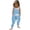 Light Blue, variant on AHTJRT Girls Summer Rompers Graphics Spaghetti Straps Long Jogger Jumpsuits Loose Fit Sleeveless Overalls Multicolor#02 1-2 Years