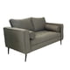 thumbnail image 1 of Sofá Berlín 2 Plazas Sillón Tela De Lino Moderno Minimalista (Gris oscuro) ilios innova berlin 2 plazas gris oscuro, 1 of 8