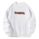 thumbnail image 2 of Sudadera de mujer Sudadera con cuello redondo Jersey Casual Thankful Impreso Activewear M, 2 of 8