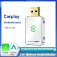 thumbnail image 2 of Adaptador USB 2 en 1 para CarPlay Inalámbrico para Android Auto Smart Mini Box. Convierte Carplay con Cable en Inalámbrico.A, 2 of 5
