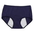 thumbnail image 1 of Bragas de ropa interior a prueba de fugas para el período menstrual para niñas/mujeres adolescentes, flujo pesado a prueba de fugas talla M L XL L azul oscuro Yuyangstore ropa interior menstrual para mujeres, 1 of 8