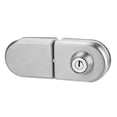 thumbnail image 4 of Door Lock Latch, Glass Door Latch With Keys Door Lock, Strong Strength Aluminium Alloy Inner Core For Home, 4 of 8
