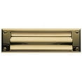 thumbnail image 2 of Baldwin 0015.003 Open Magazine Size Letter Box Plate, Lifetime Polished Brass, 2 of 2