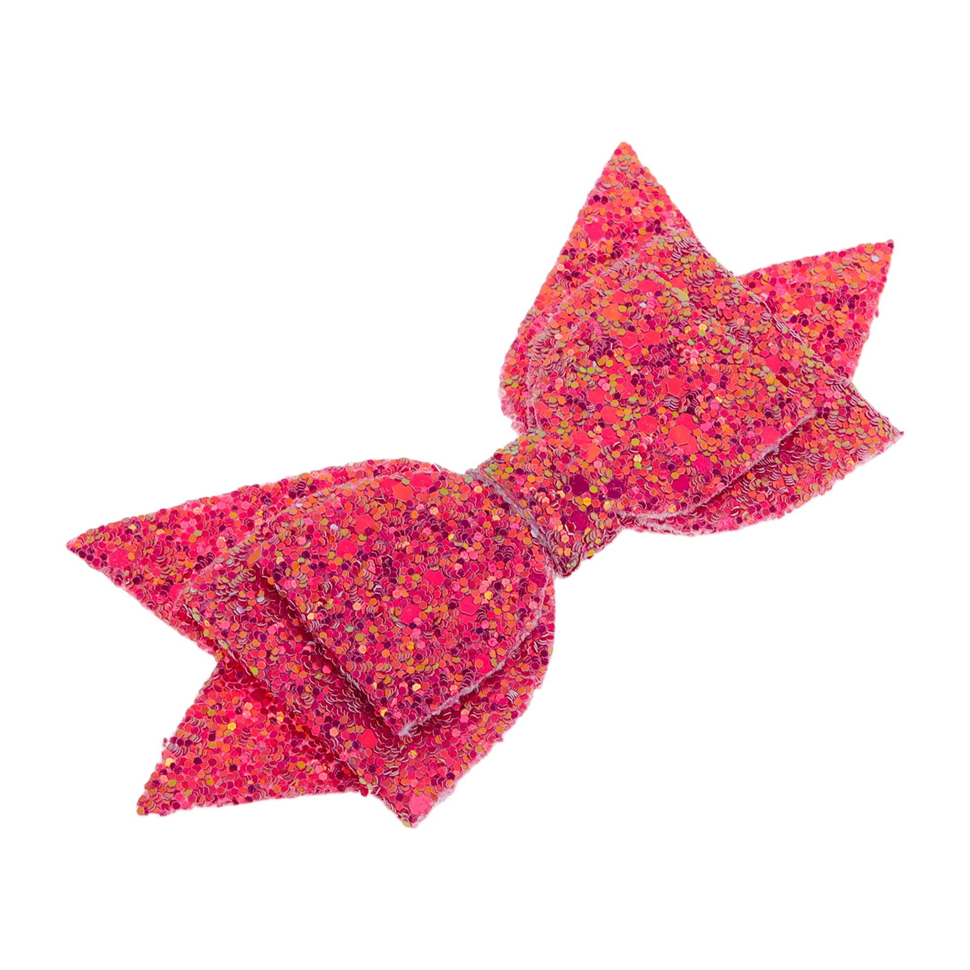 Unique Bargains 1Pc Shiny Bow Home Decoration Drinkware Accessory Red Pink
