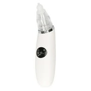 Walmeck Baby Nasal Aspirator Electric Nose Suction Nose Cleaner with 3 Silicone Tips & Suction Levels LED Display Built-in Flashing Lights and Music