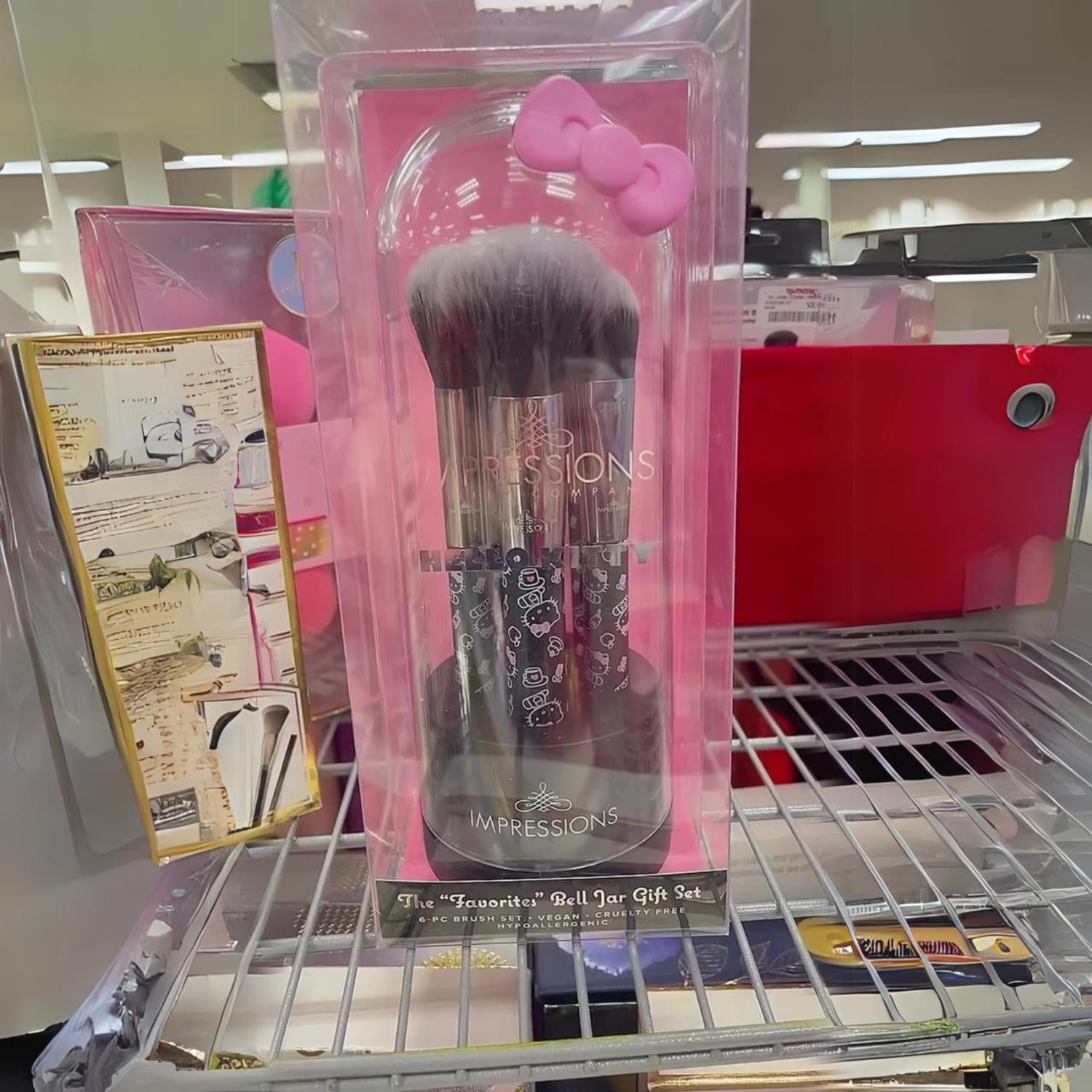 Miniso Hello Kitty Makeup Brush Box Portable Box - Temu