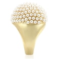 thumbnail image 5 of Gold Brass Ring with Synthetic in Citrine Yellow for Women Style 1W058, 5 of 5