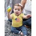 thumbnail image 2 of American Flag Grunge Style T-Shirt Infant -Image by Shutterstock,  6 Months, 2 of 4