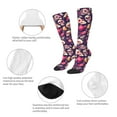 thumbnail image 3 of Fuzoiu music Skull record Guitar Print Adult Stockings,Crew Socks,Unisex Fashion Socks, Casual Sports Socks,Comfortable Crew Socks for Everyday Wear and Sports, 3 of 6