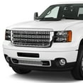 thumbnail image 2 of DNA Motoring For 07-14 GMC Sierra 1500 2500 3500 HD Black Amber Corner Headlight Lamps Pair, 2 of 6