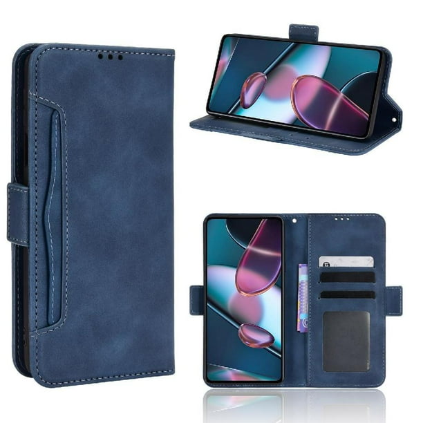 Funda Tipo Billetera GANGXUN para Motorola Edge 30 PRO – Tapa Flip con Tarjetero
