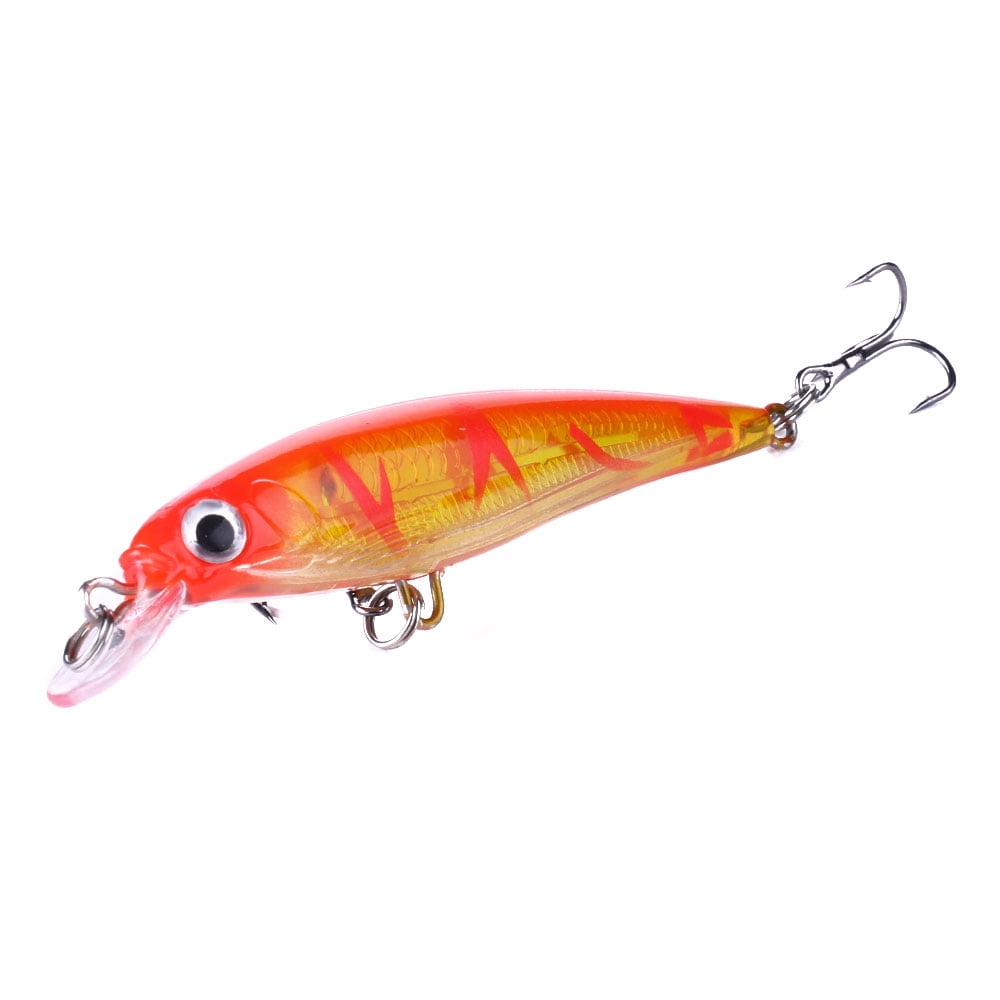 HENGJIA Minnow Bass Fishing Lures - Jerkbait Lure Set Hard Baits Crankbait for Catfish Trout Walleye Fishing Bait 8Pcs