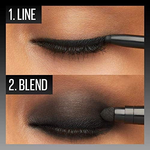 Gel Liner Maybelline TattooStudio Waterproof y Sweatproof, Duración Larga, Mate Ahumado, 0.28ml Gris