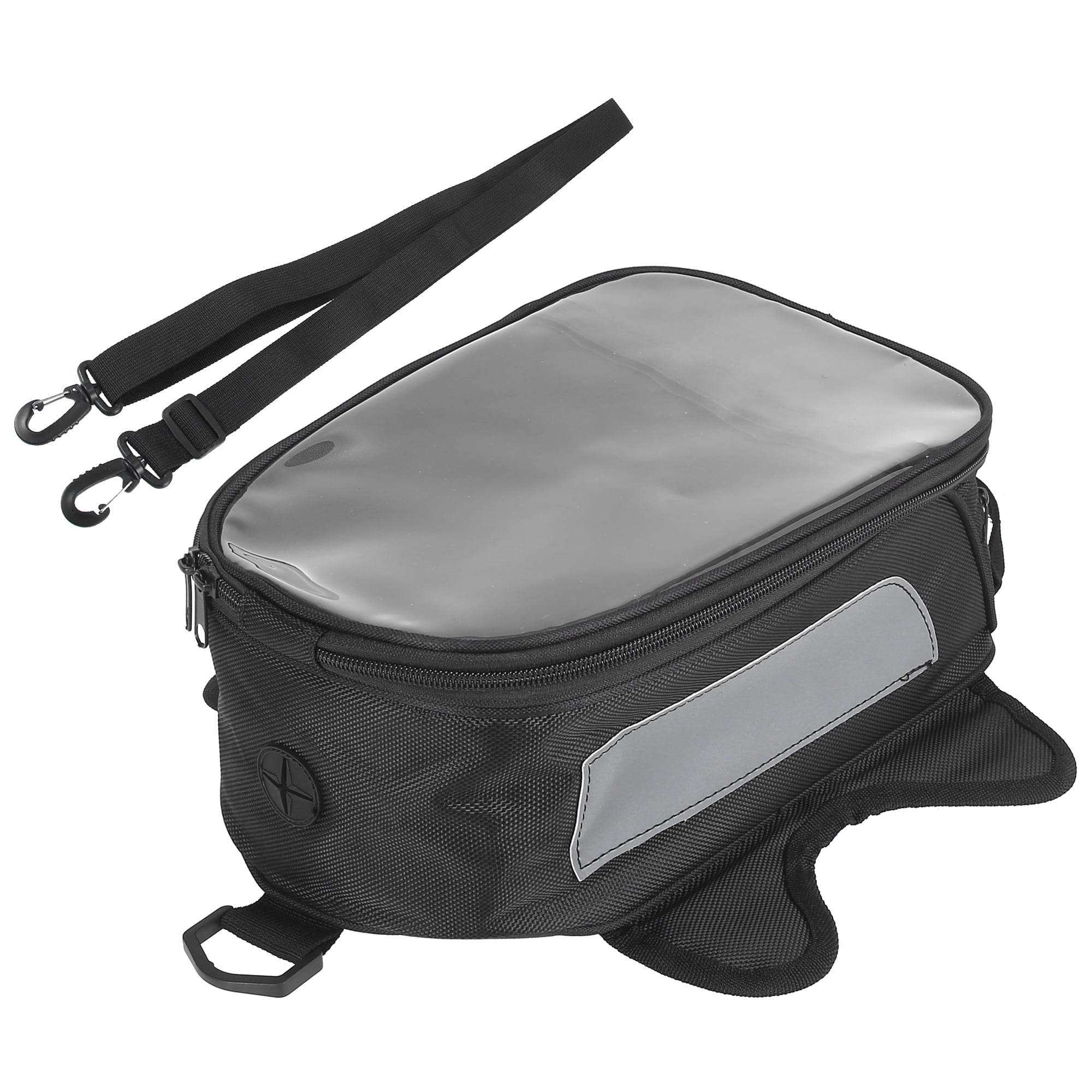 Motoforti Universal Motorcycle Strap Mount Tank Pouch Bag Fuel Saddlebag Waterproof Black Motoforti Universal Motorcycle Strap Mount Tank Pouch Bag Fuel Saddlebag Waterproof Black