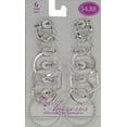 thumbnail image 2 of Time And Tru Essentials Multi Ear Silver Hoop Earrings, 6 Pack, 2 of 2