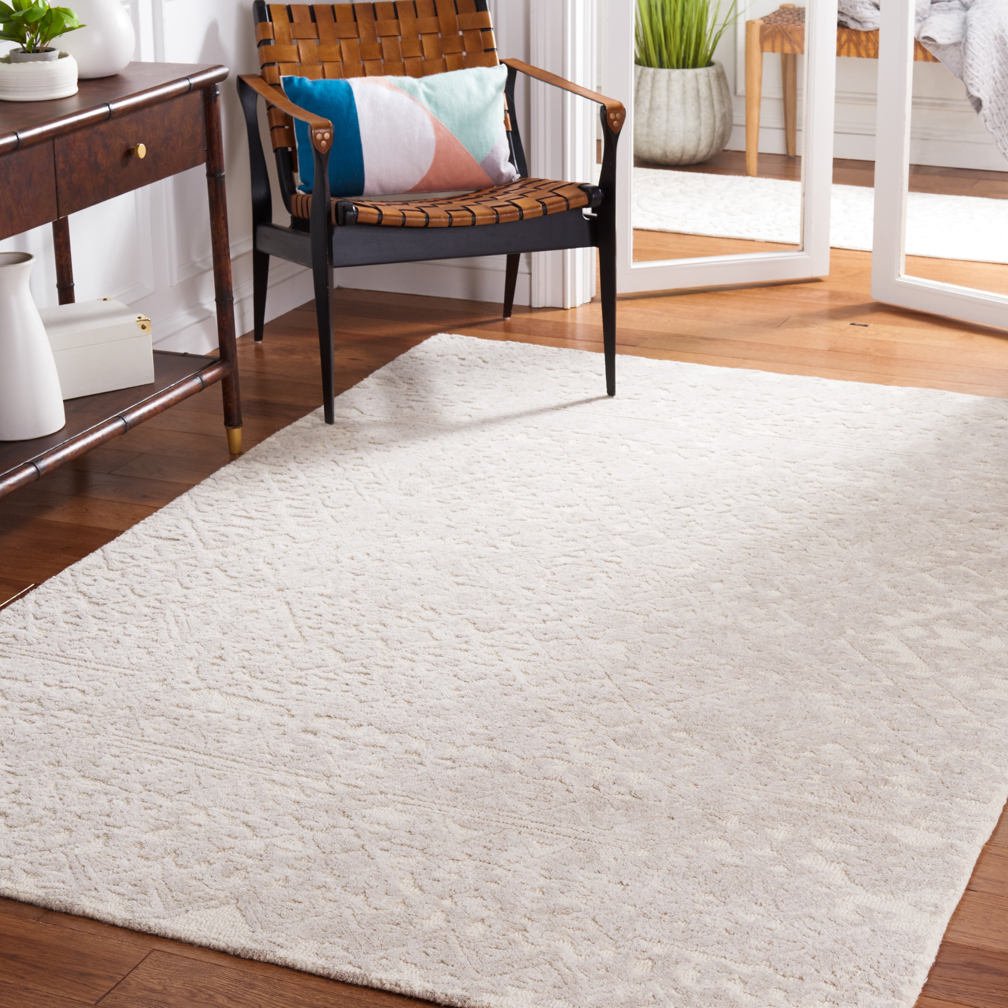 SAFAVIEH Metro Dimitri Medallion Area Rug, Ivory/Grey, 8' x 10'