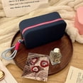thumbnail image 2 of Nueva Bolsa Almacenamiento Portátil Silicona, Bolsa con Cremallera Impermeable Gran Capacidad, Bolsa Almacenamiento Escritorio, Bolsa Lavado, Bolsa Lápiz Labial B, 2 of 5