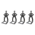 thumbnail image 1 of Bbq Sausage Grill Rack, 4-piece Stainless Steel Hot Dog Cooking Tools For Outdoor Grilling Accessories Set, 1 of 5