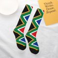 thumbnail image 6 of Women's Knee High Socks South African Flag Thermal Soft Knee Long Socks, 6 of 7