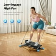 thumbnail image 3 of CLIQKWEN All-Motion Balance Board with LCD Monitor & Resistance Bands - 300lb Capacity Wobble Board for Core Workouts, Home Gym, Just 15 Min Daily, 3 of 7