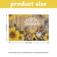 thumbnail image 7 of Stegali Summer Gnome Sunflower Linen Placemats, 12x18 Inch Table mats Set of 4, 7 of 7