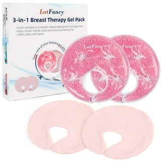 Nursing Mom Basic Kit- Gel Nursing Pads for Hot and Cold Breast Therapy + Washable Organic Bamboo Nursing Pads