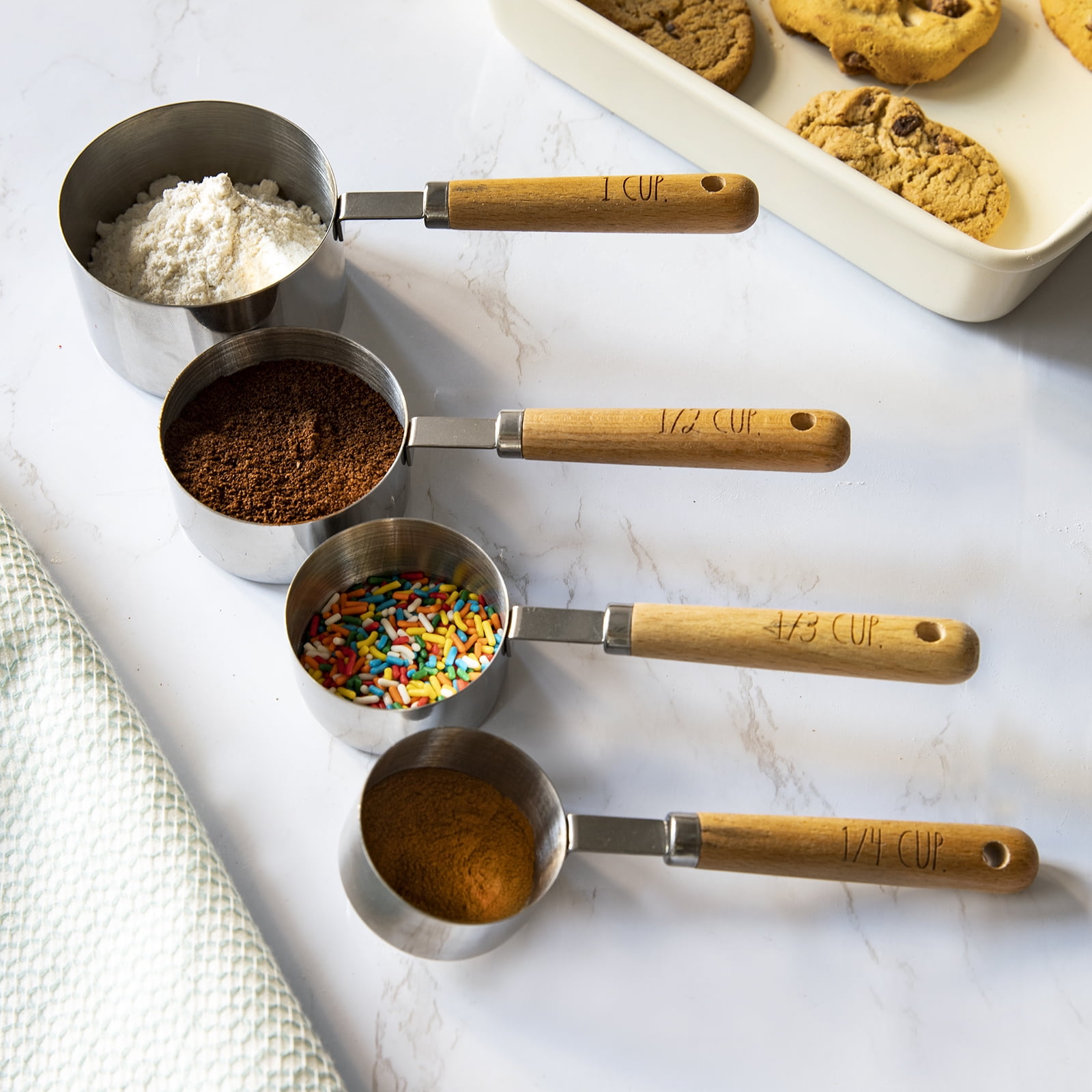 3x Rae Dunn Measuring Cups Bundle Deal - 3 Different Measuring Cup
