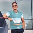 thumbnail image 4 of Balery Bathtub with Soap Bubbles Camisa Polo de Hombre con Estampado, de Manga Corta y Tejido Medio, Camisa Tipo Golf Polo-Small, 4 of 6