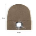 thumbnail image 4 of SUNSIOM Rechargeable LED Bonnet - Hommes Femmes Bonnet Tricoté Chaud Hiver Bonnet pour Intérieur Extérieur, 4 of 8