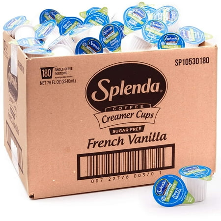 Splenda Sugar-Free French Vanilla Creamer Single Serve Cups - 180/Case(( Best Use By May 22/2024))