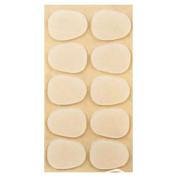 Eigraketly Parche para boquilla de clarinete, 10 Uds., cojines para saxofón, silicona, negro, blanco, accesorios para saxofón de mano, 0,3mm, Type2 NO2