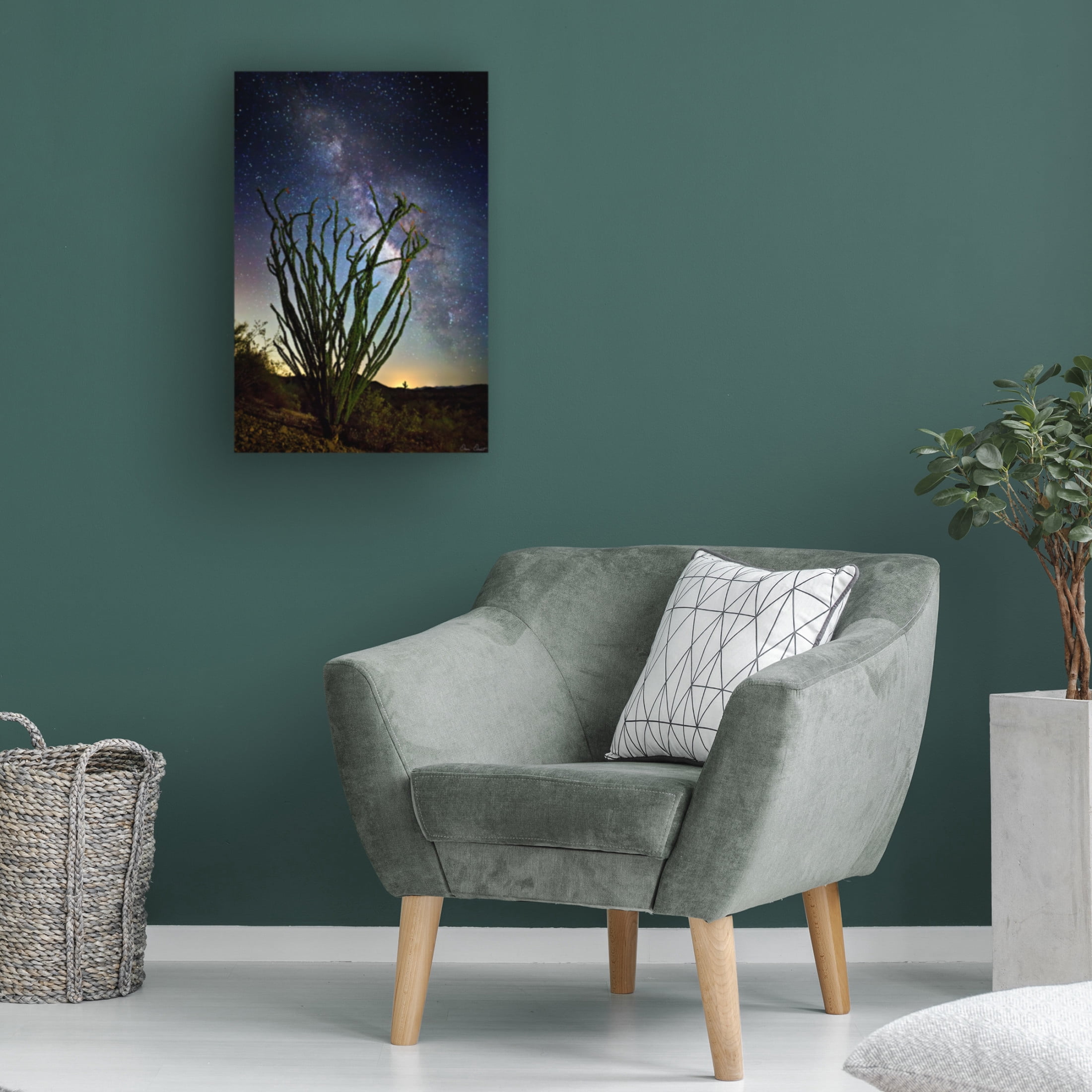 Trademark Fine Art David Drost  Desert Lights II Canvas Wall Art