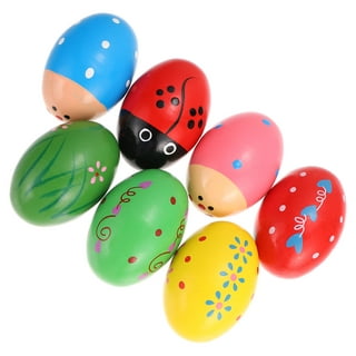 Children Baby Toys Rattles Wooden Music Egg Shaker Style Colorful Play Gift  - China Shaker and Egg Shaker price