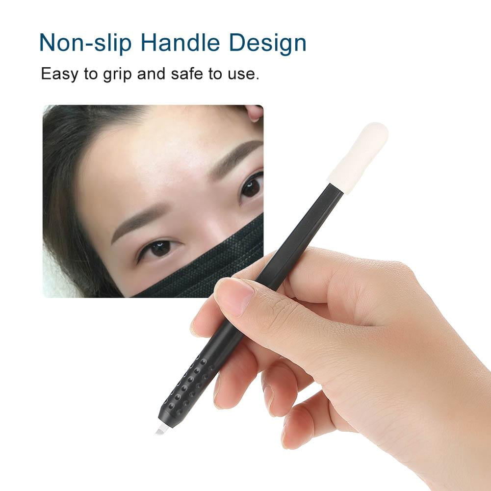 FAGINEY Disposable Microblading Pen Manual Eyebrow Pencil Semi
