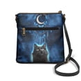 thumbnail image 2 of Kuiaobaty Cat Dreamcatcher Print Crossbody bag for Women, Fashion Butterfly Print Vegan Leather Hobo Handbag Crossbody, Lightweight Portable Satchel Purse with Adjustable Strap for Travel, 2 of 7