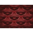 thumbnail image 1 of Ahgly Company Machine Washable Indoor Rectangle Transitional Maroon Red Area Rugs, 7' x 10', 1 of 7