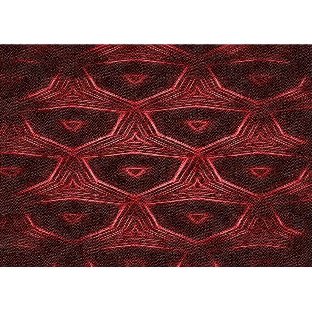 Ahgly Company Tapis Rectangulaire Lavable en Machine Intérieur Transitionnel Rouge Bordeaux, 5 Pieds x 7 Pieds