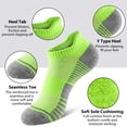 thumbnail image 3 of KOITHOT 12 Pairs Mens Ankle Socks Athletic Low Cut Cushioned Comfortable Running Socks for Men Size 10-13, 3 of 7